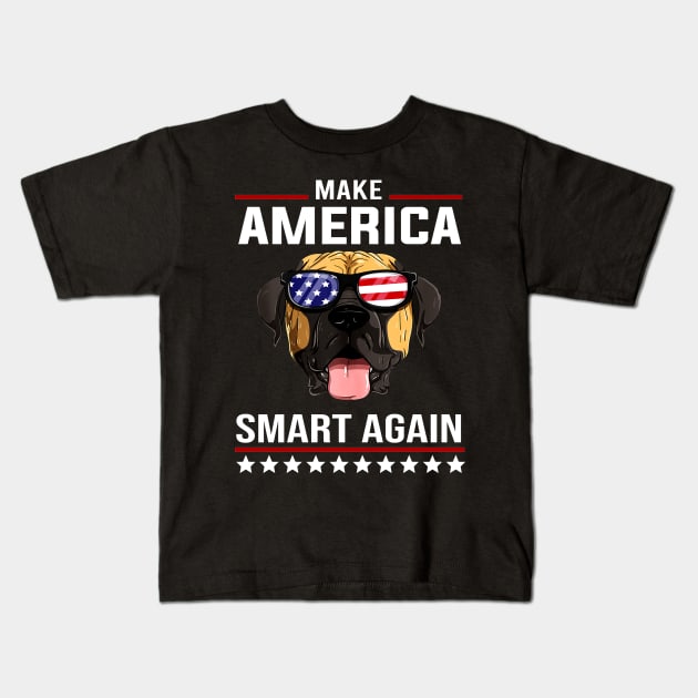 Make America Smart Again Kids T-Shirt by DragonTees